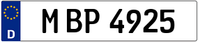 Truck License Plate
